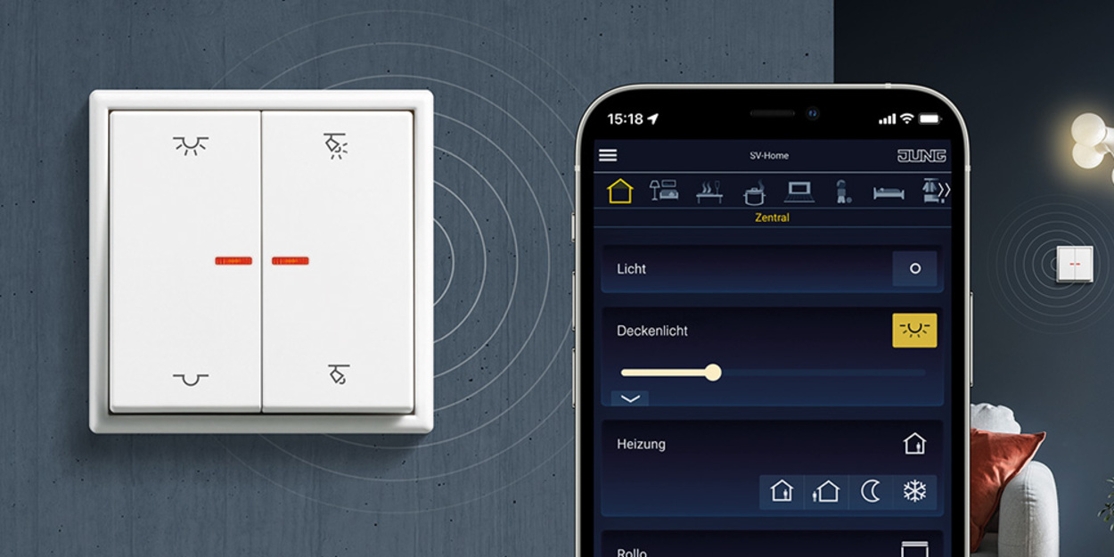 KNX RF Taster bei Haus- u. Gebäudetechnik Theuermeister in Zeitz